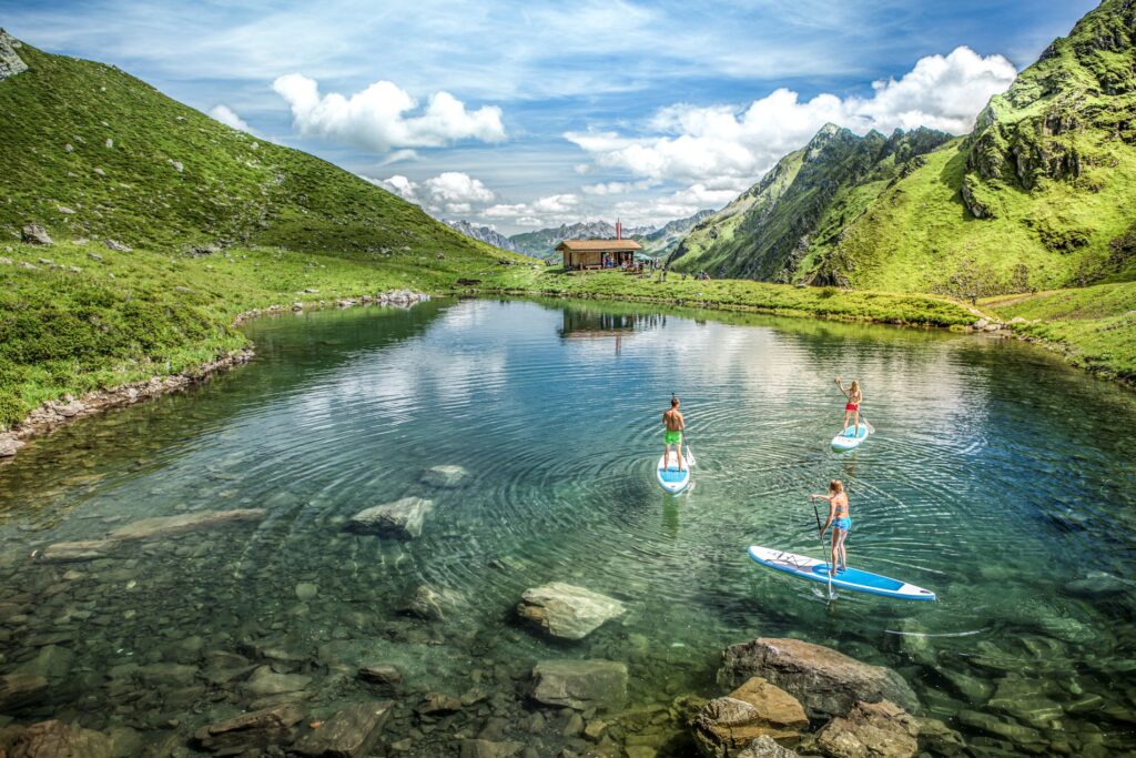 Op het water in Montafon