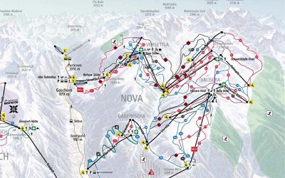 Pistekaart Montafon
